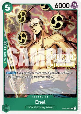 Enel OP10-025 card