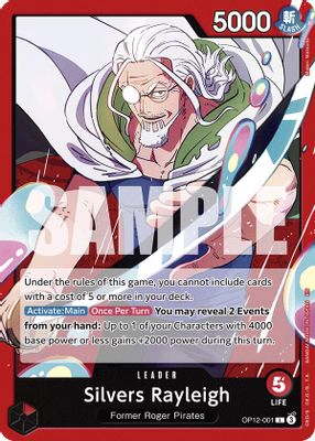 Silvers Rayleigh OP12-001 card