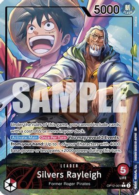 Silvers Rayleigh OP12-001 card
