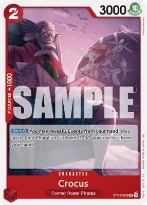 Crocus OP12-003 card