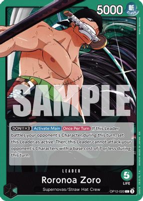 Roronoa Zoro OP12-020 card