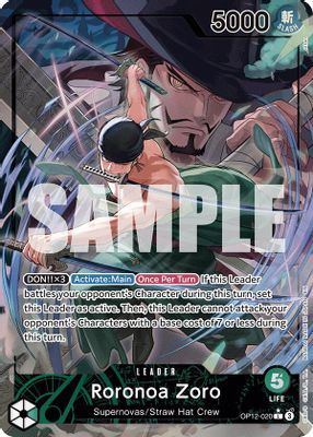 Roronoa Zoro OP12-020 card