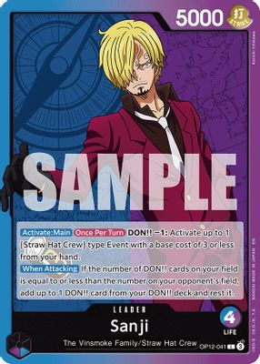 Sanji OP12-041 card