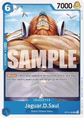 Jaguar.D.Saul OP12-050 card