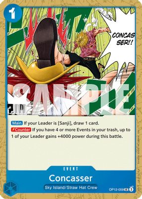 Concasser OP12-059 card