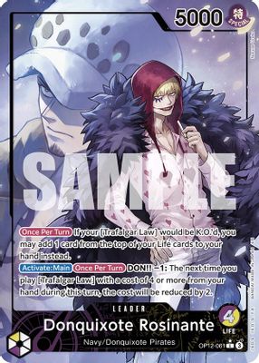 Donquixote Rosinante OP12-061 card