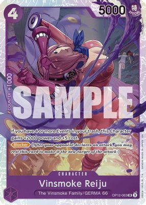Vinsmoke Reiju OP12-063 card