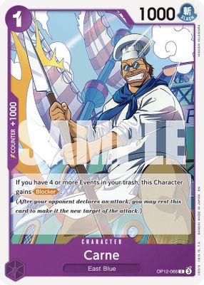Carne OP12-066 card
