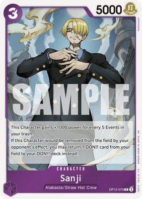 Sanji OP12-070 card