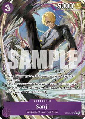 Sanji OP12-070 card