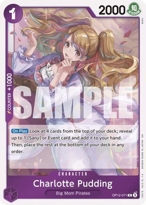 Charlotte Pudding OP12-071 card