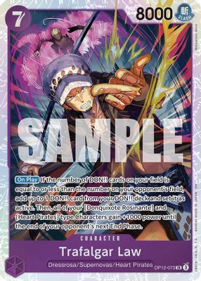 Trafalgar Law OP12-073 card