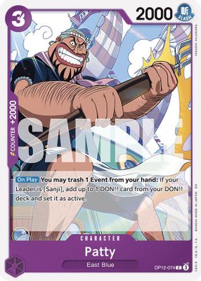 Patty OP12-074 card