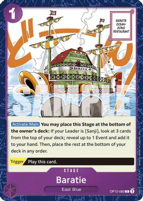 Baratie OP12-080 card