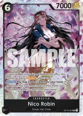 Nico Robin OP12-087 card