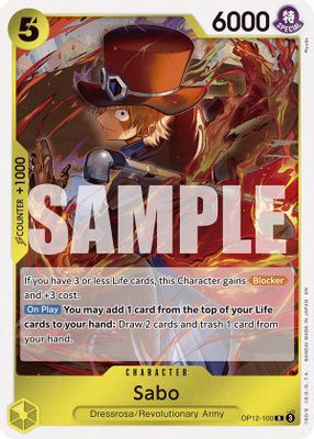 Sabo OP12-100 card