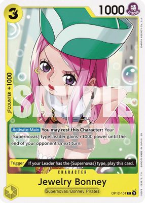 Jewelry Bonney OP12-101 card