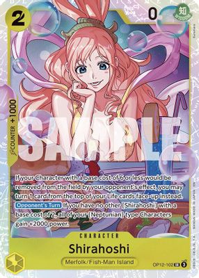 Shirahoshi OP12-102 card