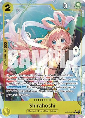 Shirahoshi OP12-102 card