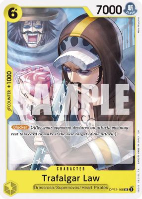 Trafalgar Law OP12-106 card