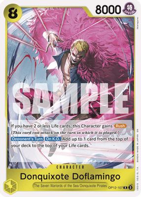 Donquixote Doflamingo OP12-107 card