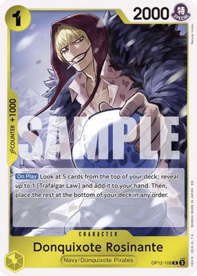 Donquixote Rosinante OP12-108 card