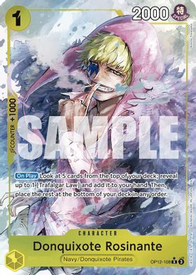 Donquixote Rosinante OP12-108 card