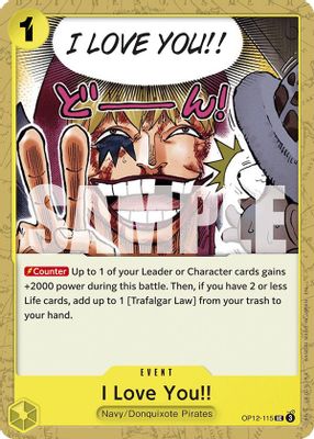 I Love You!! OP12-115 card