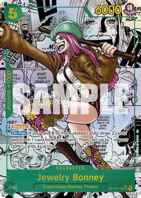 Jewelry Bonney OP12-118 card