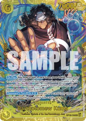 Bartholomew Kuma OP12-119 card