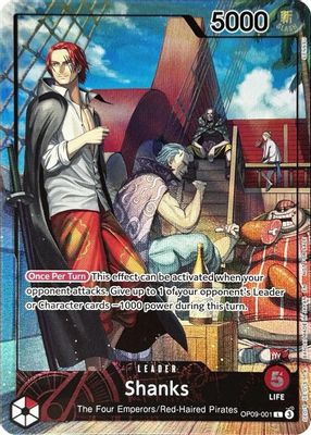 Shanks OP09-001 card