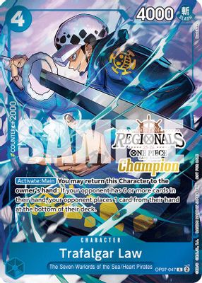 Trafalgar Law OP07-047 card