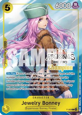 Jewelry Bonney P-085 card