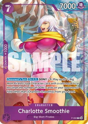 Charlotte Smoothie P-090 card