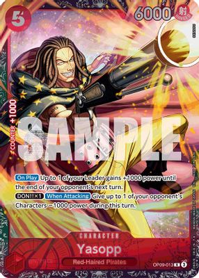 Yasopp OP09-013 card