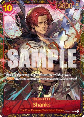 Shanks OP09-004 card