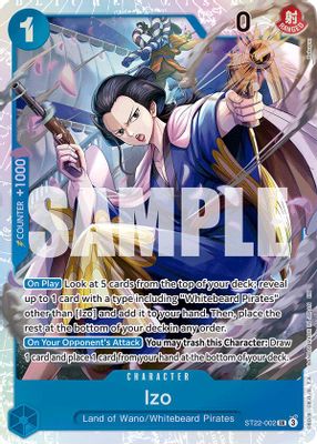 Izo ST22-002 card