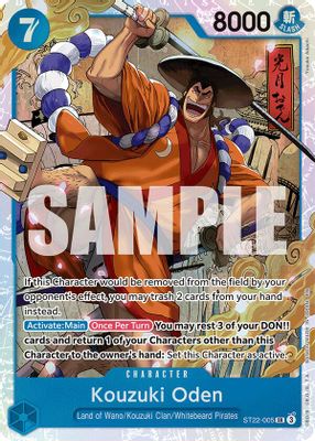 Kouzuki Oden ST22-005 card