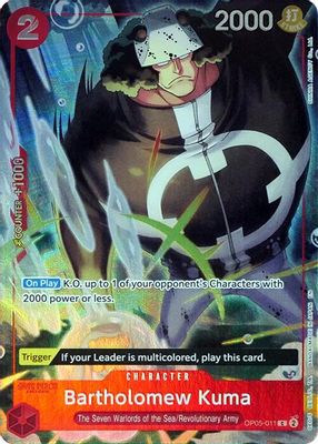 Bartholomew Kuma OP05-011 card