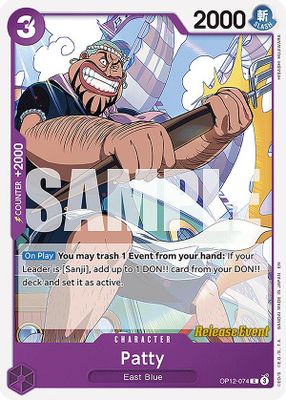 Patty OP12-074 card