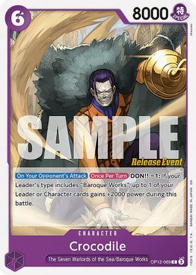 Crocodile OP12-069 card