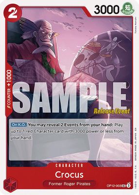 Crocus OP12-003 card