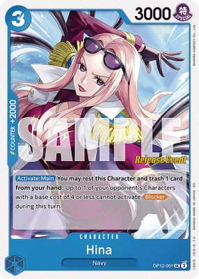 Hina OP12-051 card