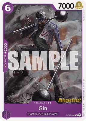 Gin OP12-068 card