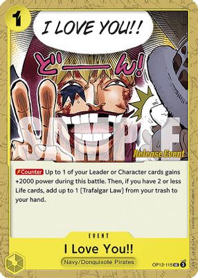 I Love You!! OP12-115 card