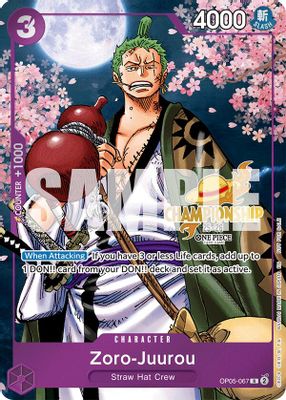 Zoro-Juurou OP05-067 card