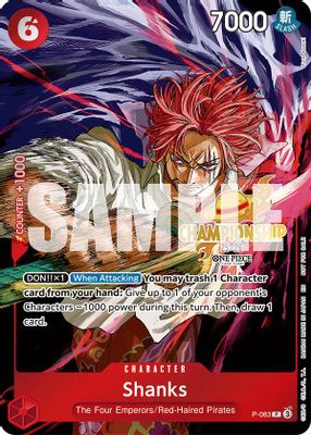 Shanks P-083 card