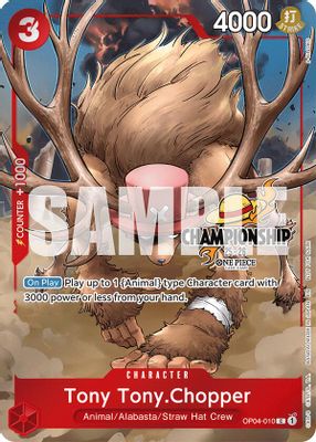 Tony Tony.Chopper OP04-010 card