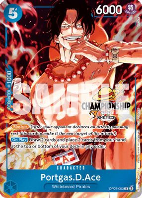 Portgas.D.Ace OP07-053 card