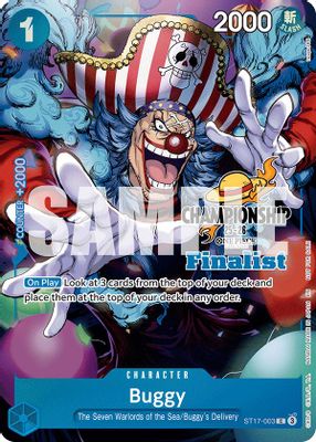 Buggy ST17-003 card